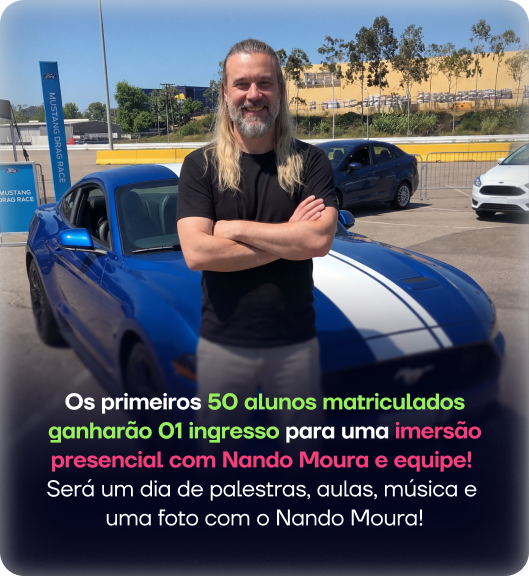 Nando Moura no evento